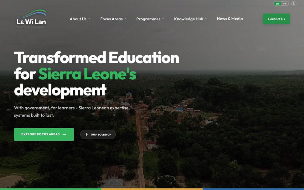 LeWilan website screenshot